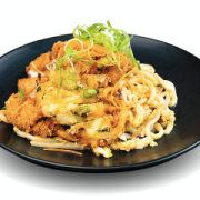 17. Crispy Chicken Fried Udon Noodles